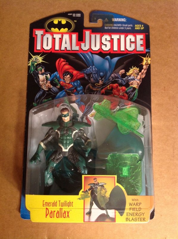 Total Justice Parallax Hal Jordan Green Lantern Figure MOC Justice League Kenner