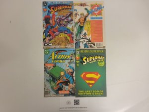 4 DC Comics #475 687 701 Superman Action Comics + #1 Who's Who 38 TJ30