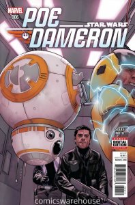 STAR WARS POE DAMERON (2016 MARVEL) #6 NM A47582