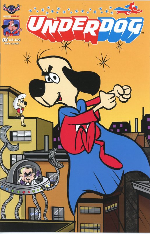 Underdog Comics 2, 3, 4 Set Cover A  9.0 (our highest grade)  Hard to Find