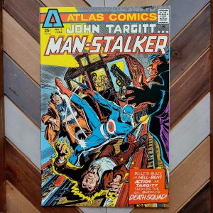 JOHN TARGITT: MAN-STALKER #2 NM (Atlas 1975) HIGH GRADE | Frank Thorne Cover