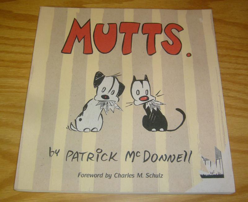 Mutts. SC VF/NM patrick mcdonnell - charles m. schulz - graphic novel A&M book