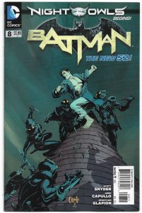 BATMAN#8 VF/NM 2011 SNYDER/CAPULLO DC COMICS THE NEW 52!