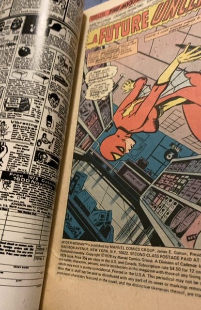 Spider-Woman #1 (1978)first Spider-woman solo series