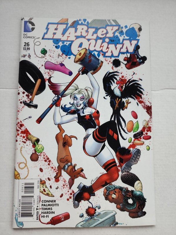 HARLEY QUINN VOL 2 ISSUE #26 KEY 1ST APPEARANCE OF RED TOOL ~ JOHN TIMMS VARIANT