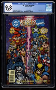DC versus Marvel #1 CGC NM/M 9.8 White Pages 1st Appearance Access!