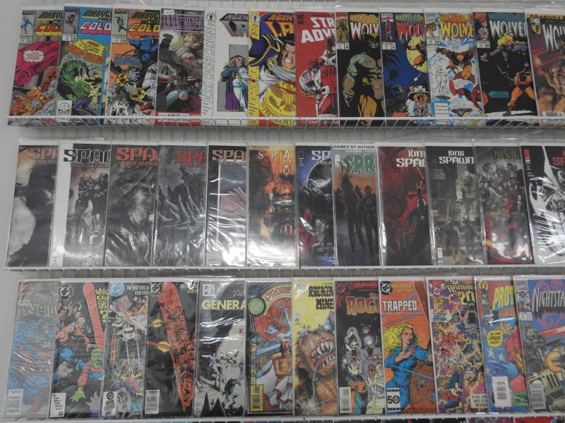 Huge Lot of 140+ Comics W/ Wolverine, Spawn, Quasar, +More! Avg. VF- Condition!