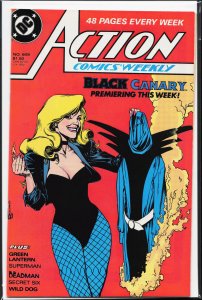 Action Comics Weekly #609 (1988) Black Canary