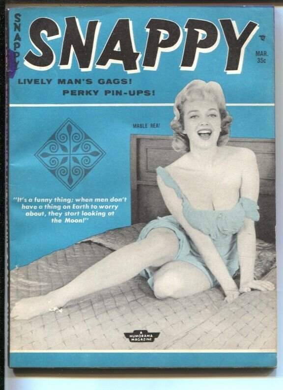 Snappy 3/1960-cheesecake-pin-ups-Betty Page-Bill Ward-Bill Wenzel-VG-