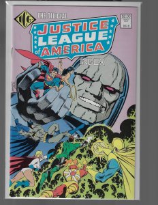 Illustrated Index Justice League of America #1-8 (Eclipse, 1986) NM