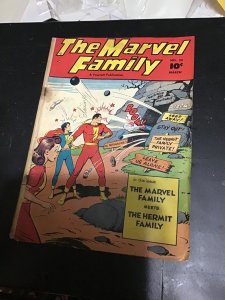 The Marvel Family #33 (1949) Captain marvel Junior, Mary marvel! VG+ Wow!