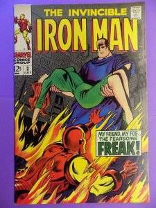 INVINCIBLE IRON MAN # 3 NICE COLOR AND PAGES HI GRADE