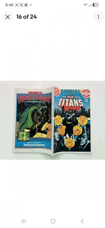The New Teen Titans Annual #2 NM+