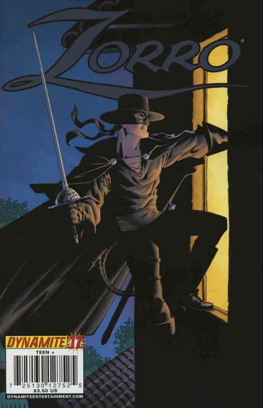 Zorro (Dynamite) #17A VF/NM; Dynamite | save on shipping - details inside