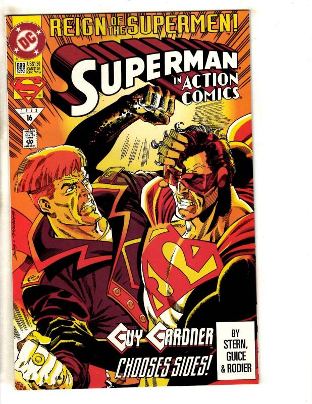 8 Action Comics Feat. Superman DC Comics # 684 685 686 687 (2) 688 689 690 CR12