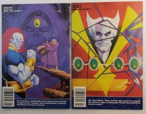 The Thanos Quest #1 & 2 VF+ 1st Print 1990 Marvel Comics Jim Starlin Ron Lim