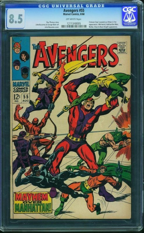 Avengers #55 (Marvel, 1968) CGC 8.5 - 