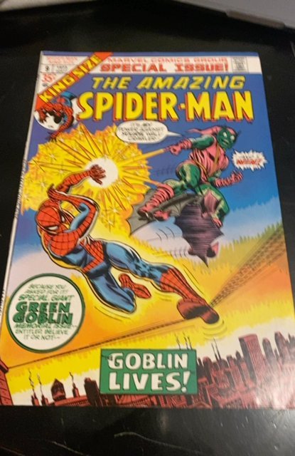 The Amazing Spider-Man Annual #9 (1973) green Goblin high grade retold