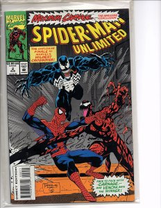 Marvel Comics Spider-Man Unlimited #2 Maximum Carnage Conclusio Venom Bagley