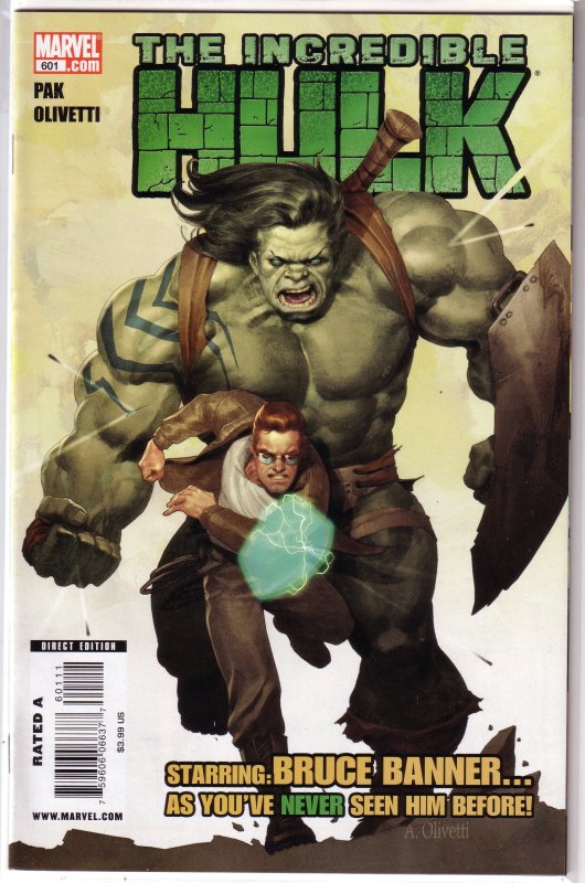 Incredible Hulk (vol. 3, 2009) #601 VF Savage She-Hulk, Pak/Olivetti