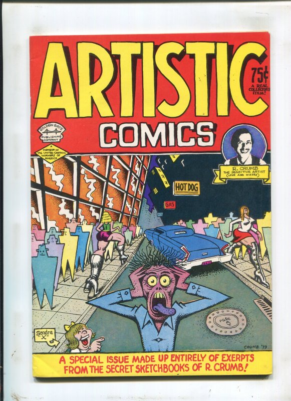 Artistic Comics #1 - 1st Print 75cent Cover R. Crumb Art+Stories VF- 7.5 (1973)