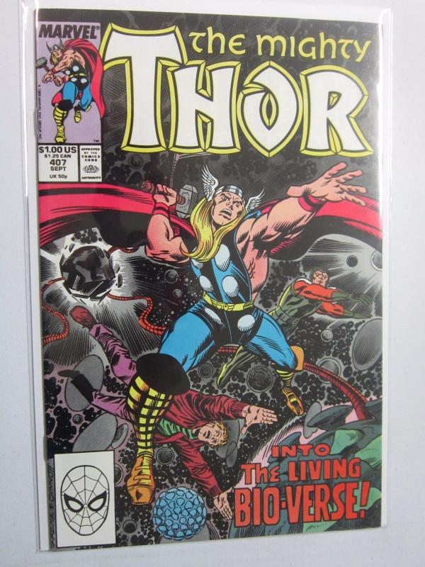 Thor (1962-1996 1st Series Journey Into Mystery) #407 - VF/NM 9.0 - 1989