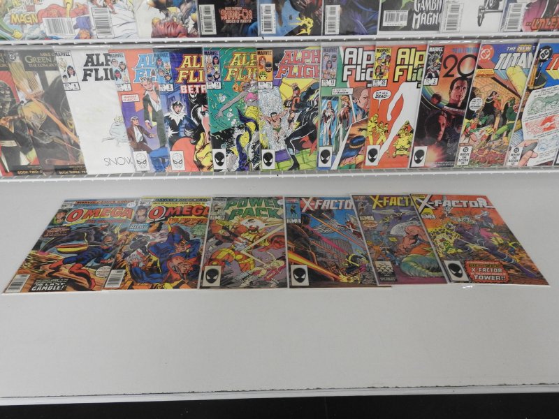 Huge Lot 120+ Comics W/ X-Men, X-Factor, Titans, +More Avg VF- Condition!