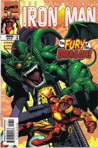 Iron Man #17 (1999)  NM+ to NM/M  original owner   Fin Fang Foom