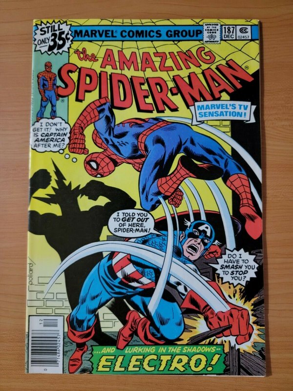 Amazing Spider-Man #187 Newsstand Edition ~ NEAR MINT NM ~ 1978 Marvel Comics
