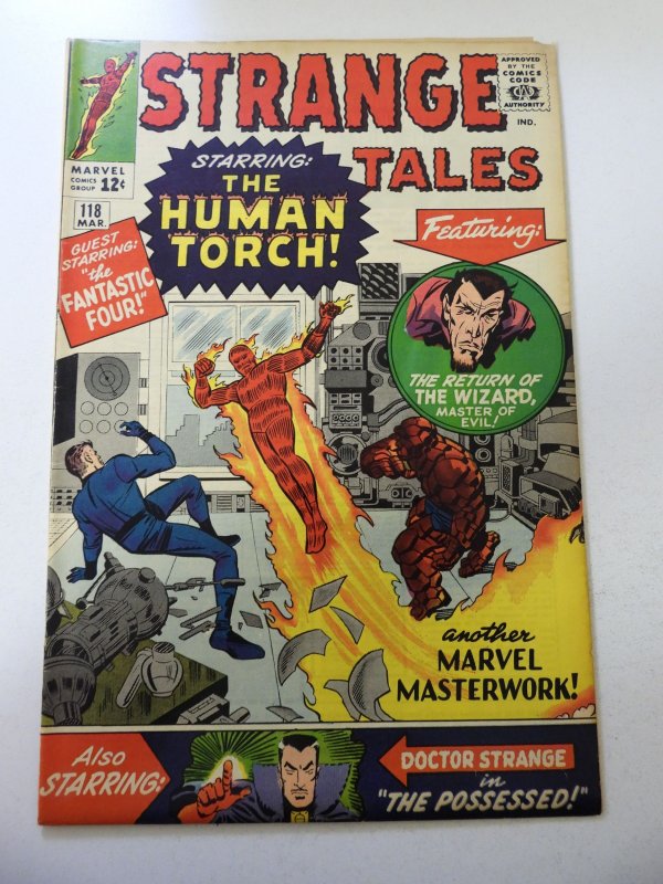 Strange Tales #118 (1964) VG+ Condition moisture stain fc | Comic Books ...