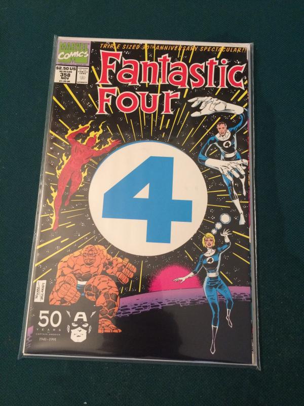 Fantastic Four #358 Triple Sized 30th Edition die-cut cover Mint