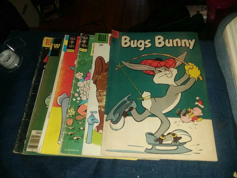Bugs Bunny 6 Issue Golden Bronze Age Comics Lot Run Set Collection