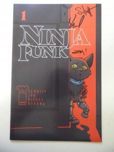 Ninja Funk #1 Homage Variant Signed W/COA NM- Condition