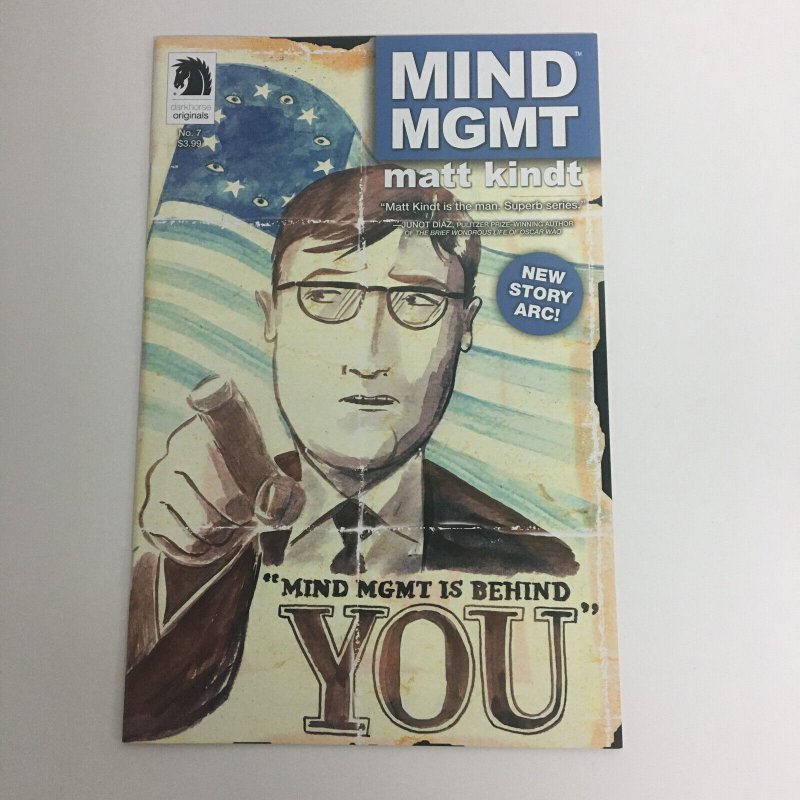 MIND MGMT #5 #6 #7 Set Lot Run Matt Kindt Dark Horse Optioned 2012