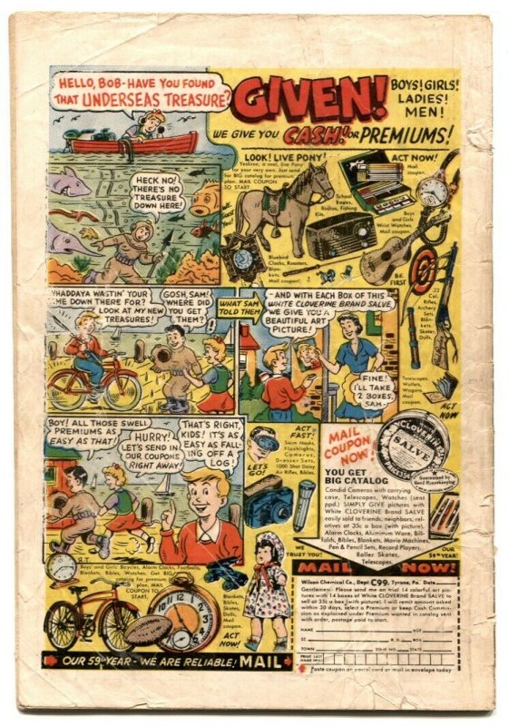 Space Adventures #13 1955- BLUE BEETLE Charlton G