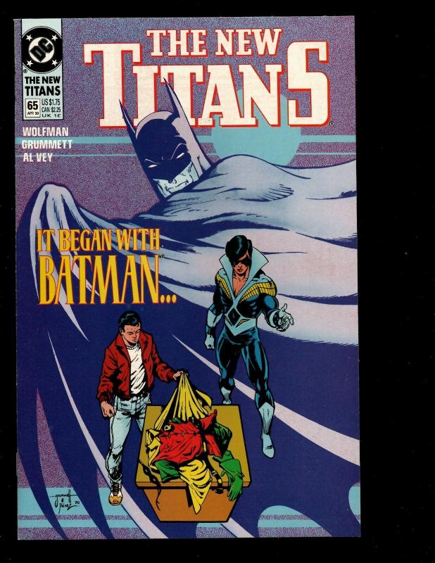 Lot Of 12 New Titans DC Comics # 56 57 58 59 60 61 63 64 65 66 67 68 Batman JF7