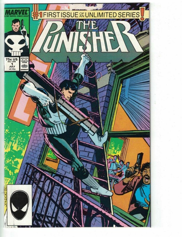 the Punisher vol. 2 #1 VG unlimited series - marvel copper age comic book 1987