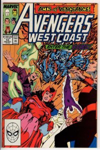 Avengers West Coast #53 (1989) 9.0 VF/NM
