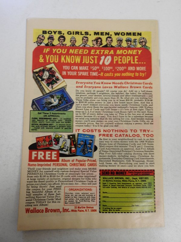 Iron Man #5 (1968) VG Cond moisture stains, centerfold detached bottom staple