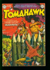 TOMAHAWK #3 1950- DC WESTERN - INDIAN ATTACK- GOLDEN AGE FN