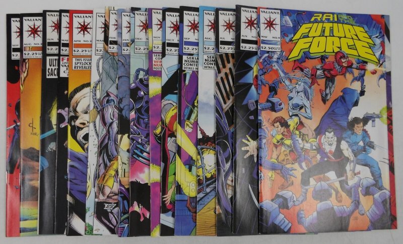 Rai & Future Force #9-24 VF/NM complete run John Ostrander - Layton ; Valiant