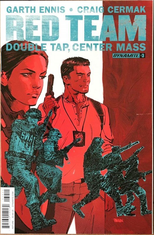 RED TEAM DOUBE TAP CENTER MASS Comic Issue 3 — 2016 Dynamite VG Cond Garth Ennis