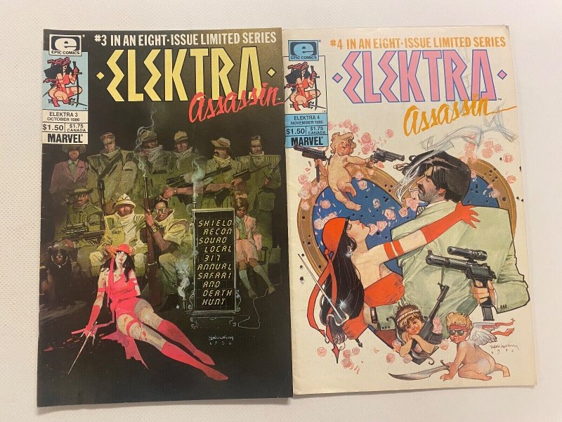 8 Elektra Assassin Marvel Comics Complete LTD Series #1 2 3 4 5 6 7 8  72 KM