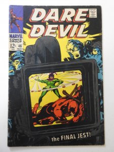 Daredevil #46 (1968) GD/VG Condition 3 centerfold wraps detached bottom staple