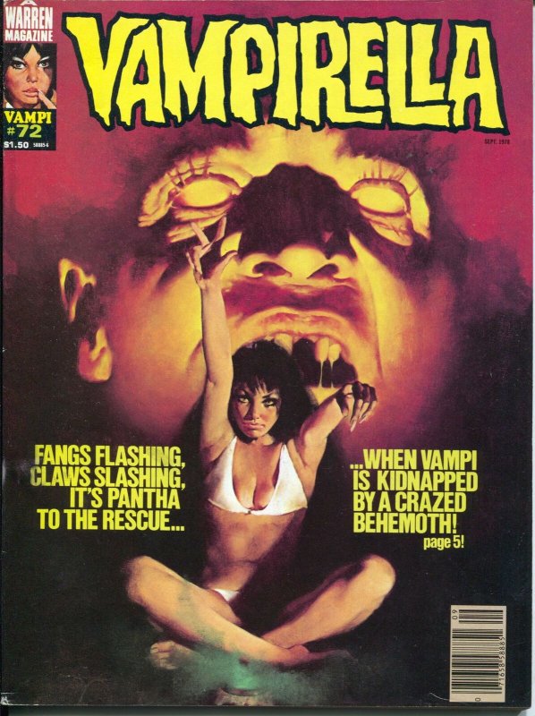 Vampirella #72 1978-Warren-Good Girl Art cover-Nicola Cuti-FN