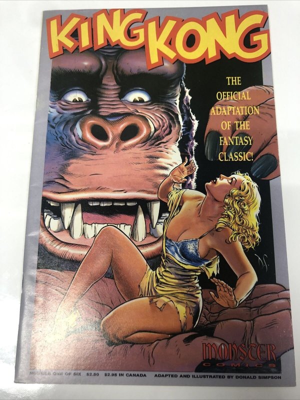 King Kong (1991) # 1 (VF) Variant Cover  • Dave Stevens • Donald Simpson