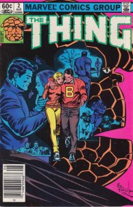 Thing, The #2 (Newsstand) VF ; Marvel | John Byrne Fantastic Four Spin-Off
