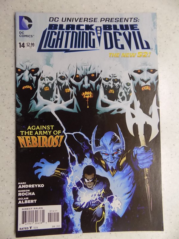 DC UNIVERSE PRESENTS BLACK LIGHTNING BLUE DEVIL # 14