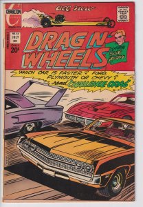 DRAG N'WHEELS #54 (Jul 1972) FN 6.0, light yellowing edges to white paper.