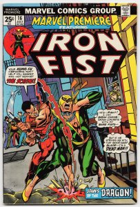 Marvel Premiere #16 (1974) Iron Fist [Key Issue]